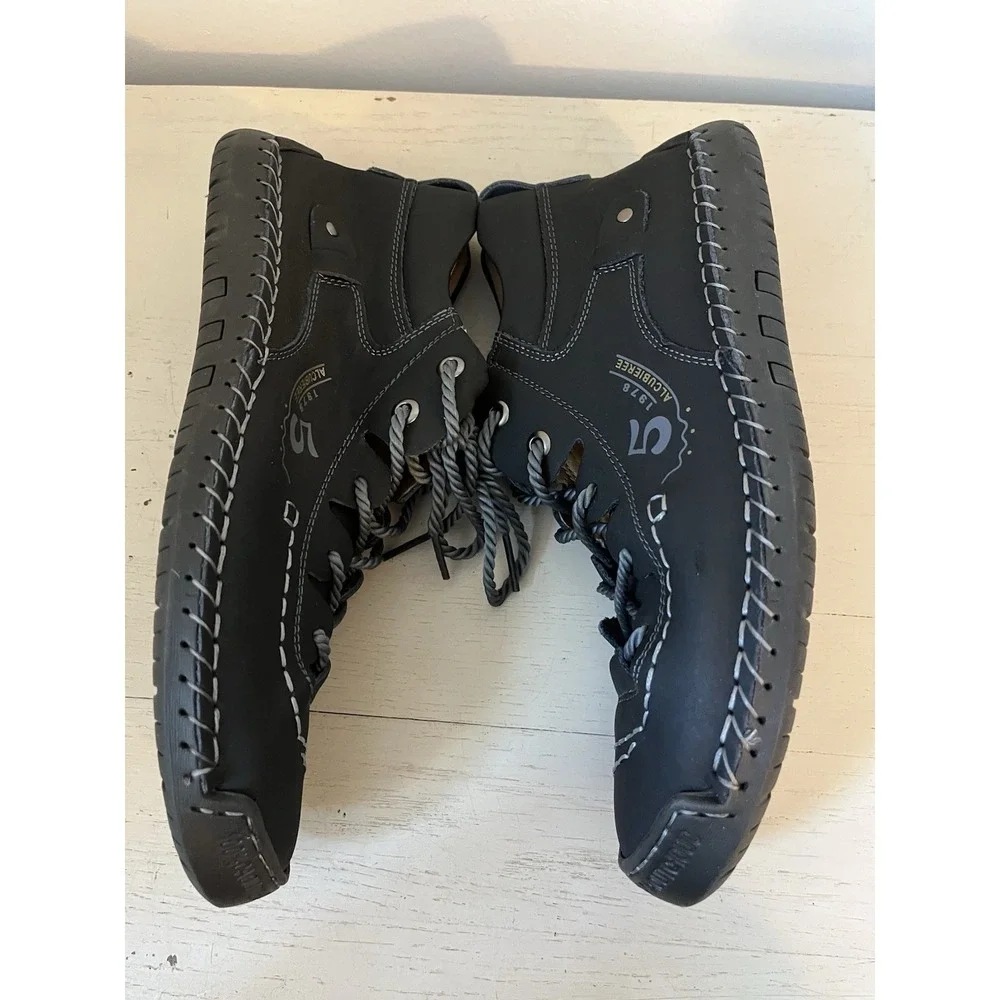 Alcubierre Men's Casual‎ Leather Shoes Ankle Chukka Boots Lace Up Size 45